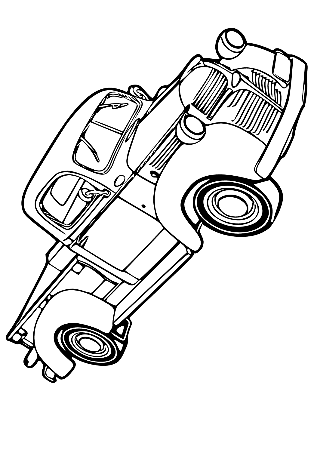 Free printable truck old coloring page sheet and picture for adults and kids girls and boys