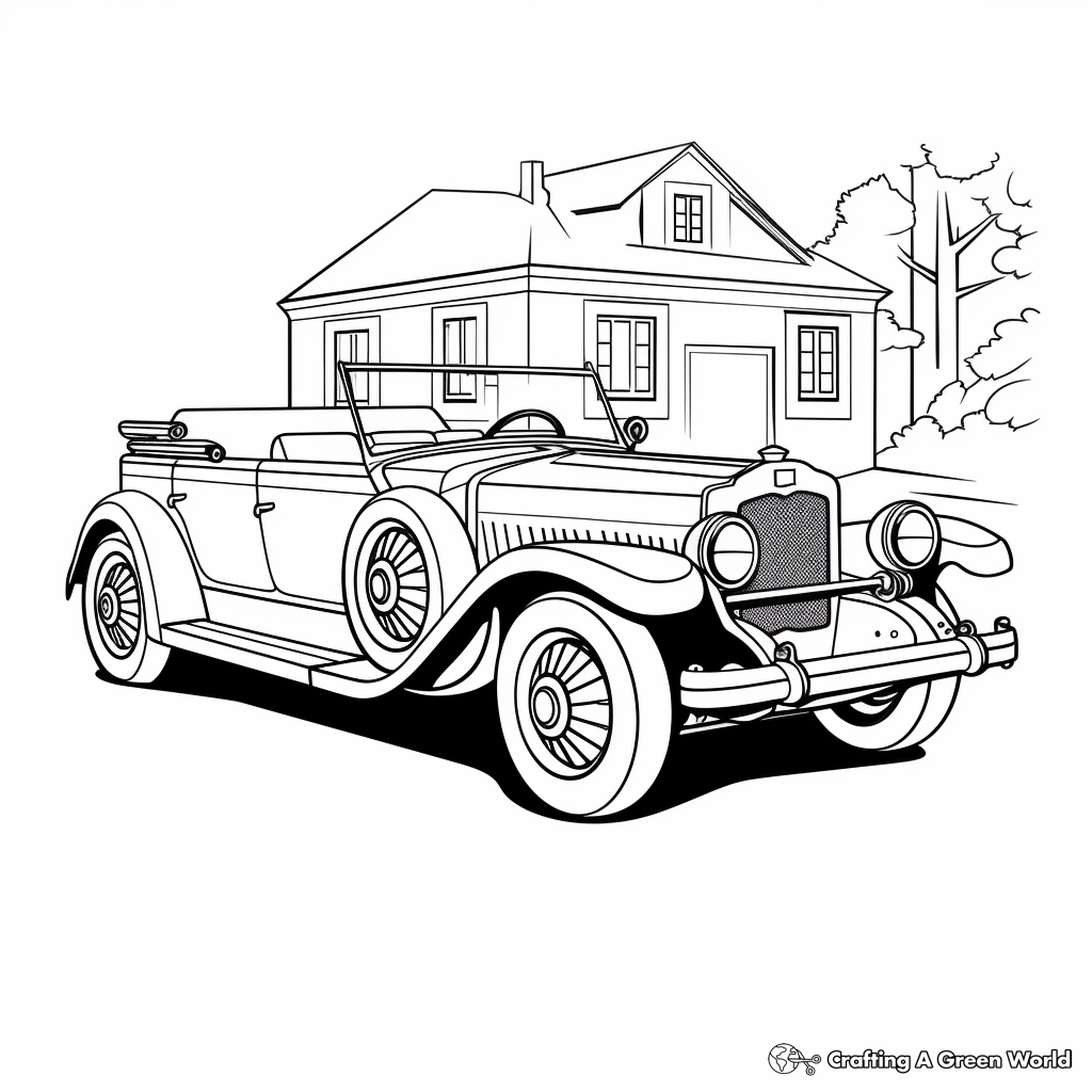 Car coloring pages