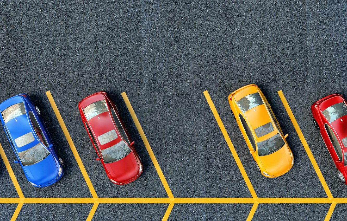 Wallpaper cars parking pavement yellow lines images for desktop section ñðµðºñññññ