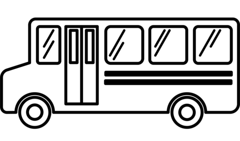 School bus coloring page free printable coloring pages