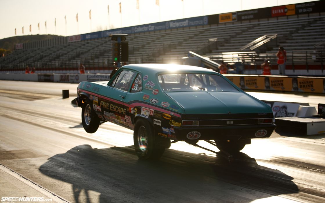 Classic car classic chevrolet nova wheelie drag race wallpaper x