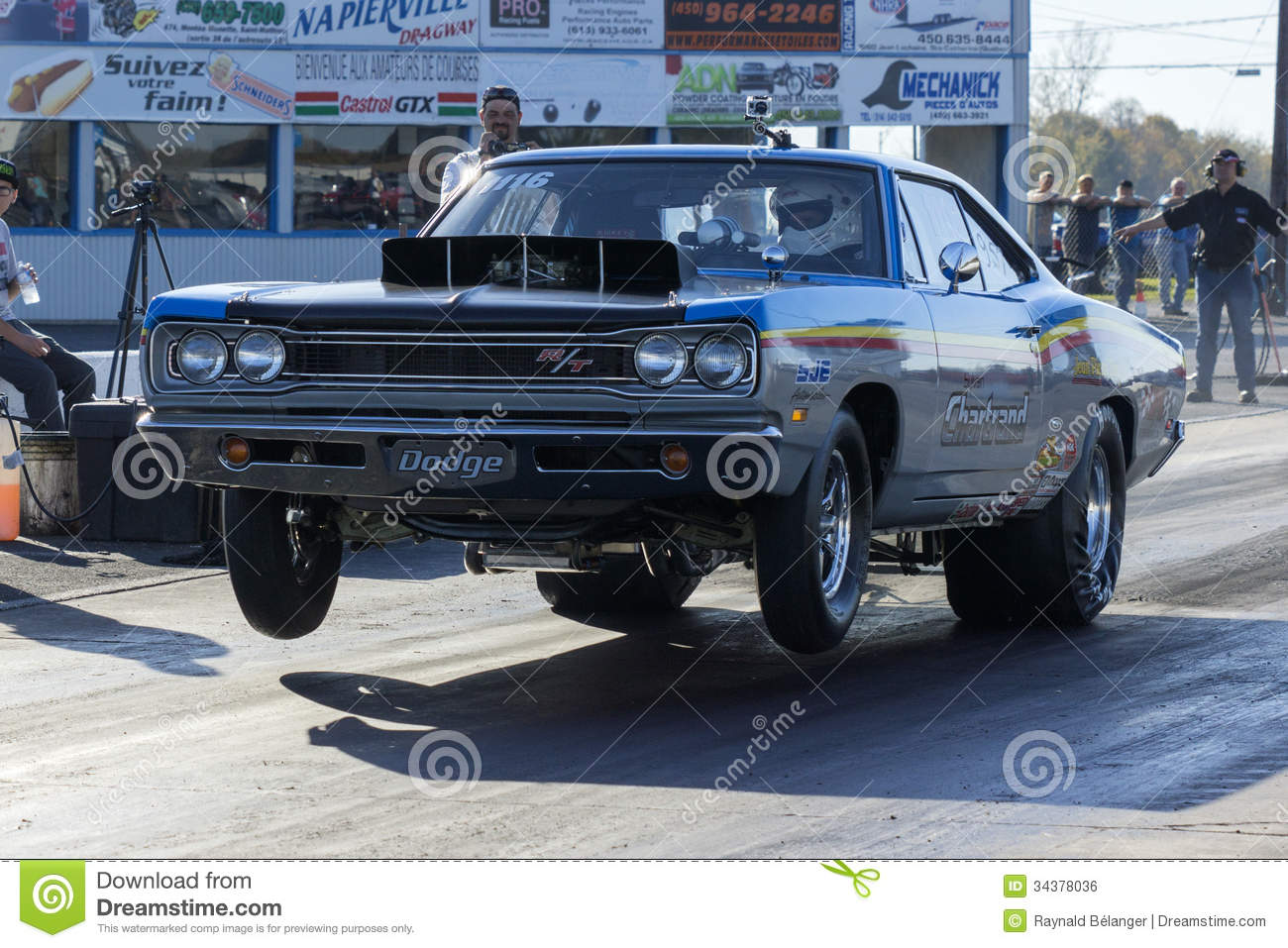 Car wheelie stock photos