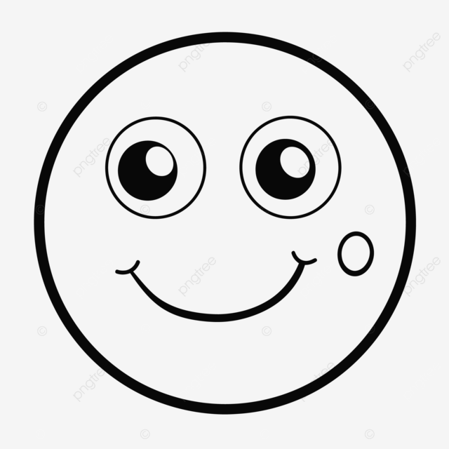 Dibujo de carita sonriente en blanco y negro para colorear quema pãgina vector png dibujos dibujo de ala dibujo de la cara dibujo de anillo png y vector para dcargar gratis