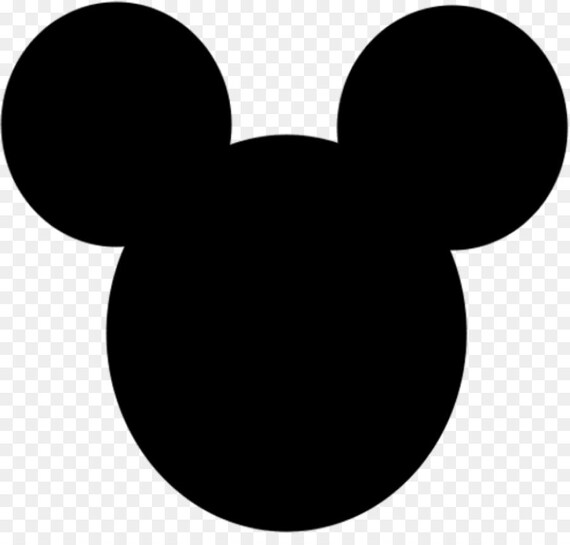 Disney mickey ears silhouette vinyl decal for cars laptops sticker mirrors etc