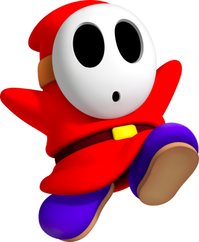 Shy guy