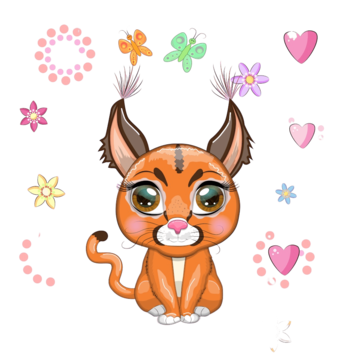 Caracal cat png transparent images free download vector files