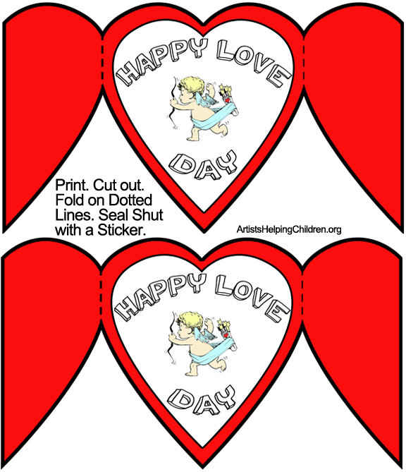 How to make cupid valentines day cards