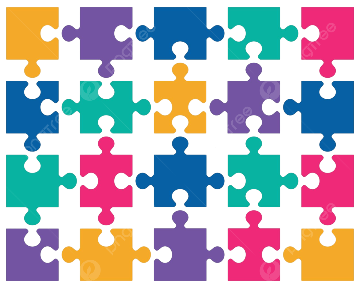 Geometric puzzle pattern png images for free download