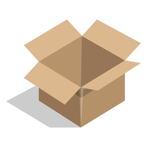 Cardboard box png designs for t shirt merch