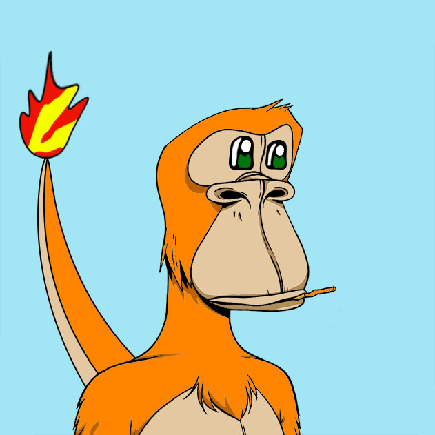 Bored ape charmander