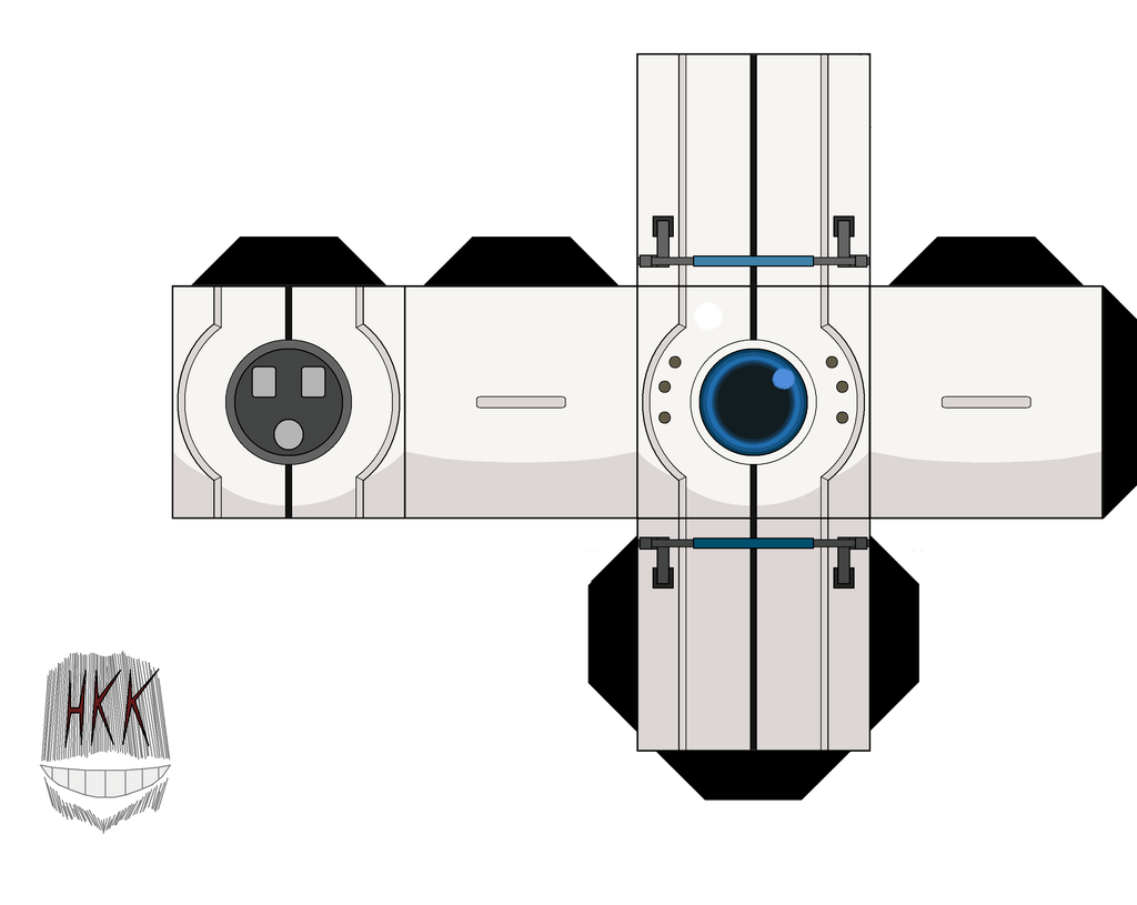 Intelligence sphere paper toy free printable papercraft templates