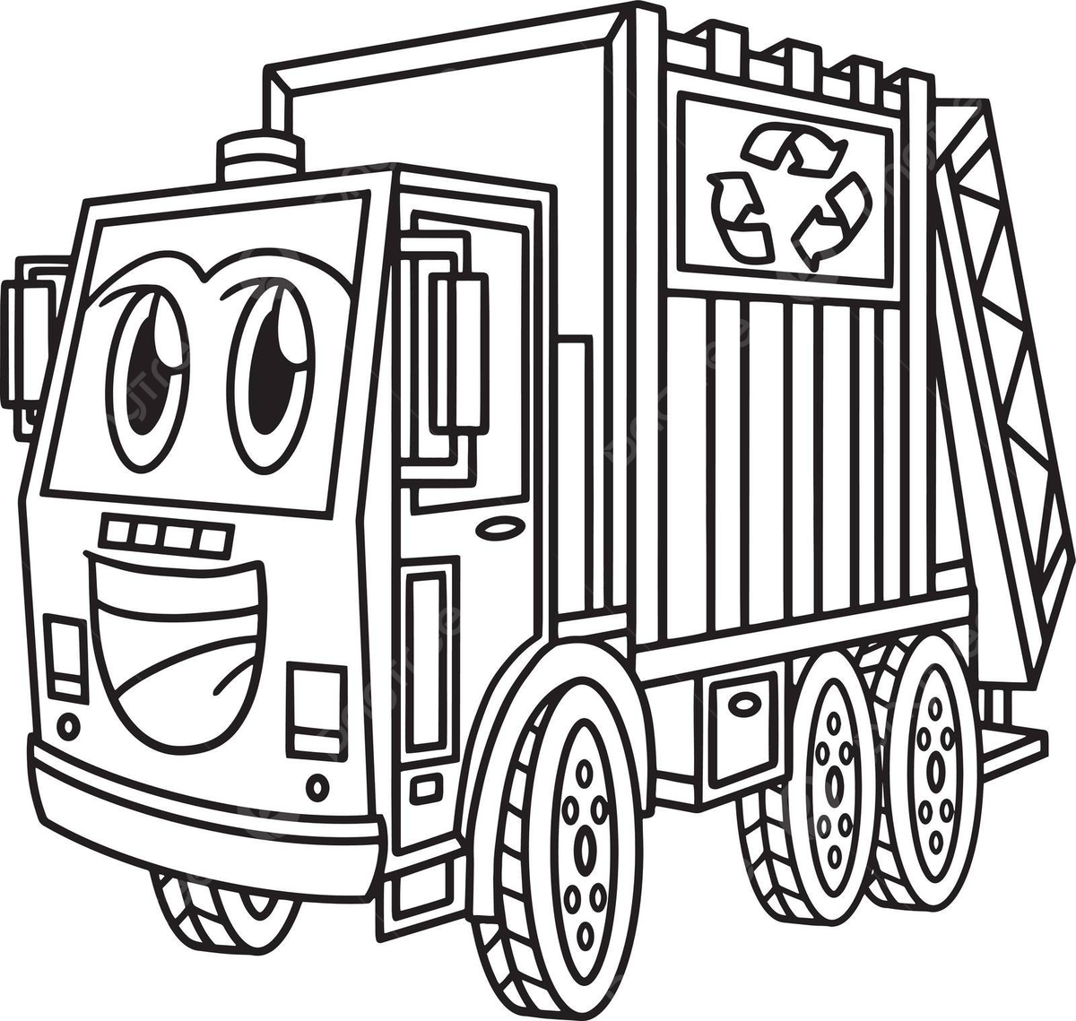 Garbage coloring page png transparent images free download vector files