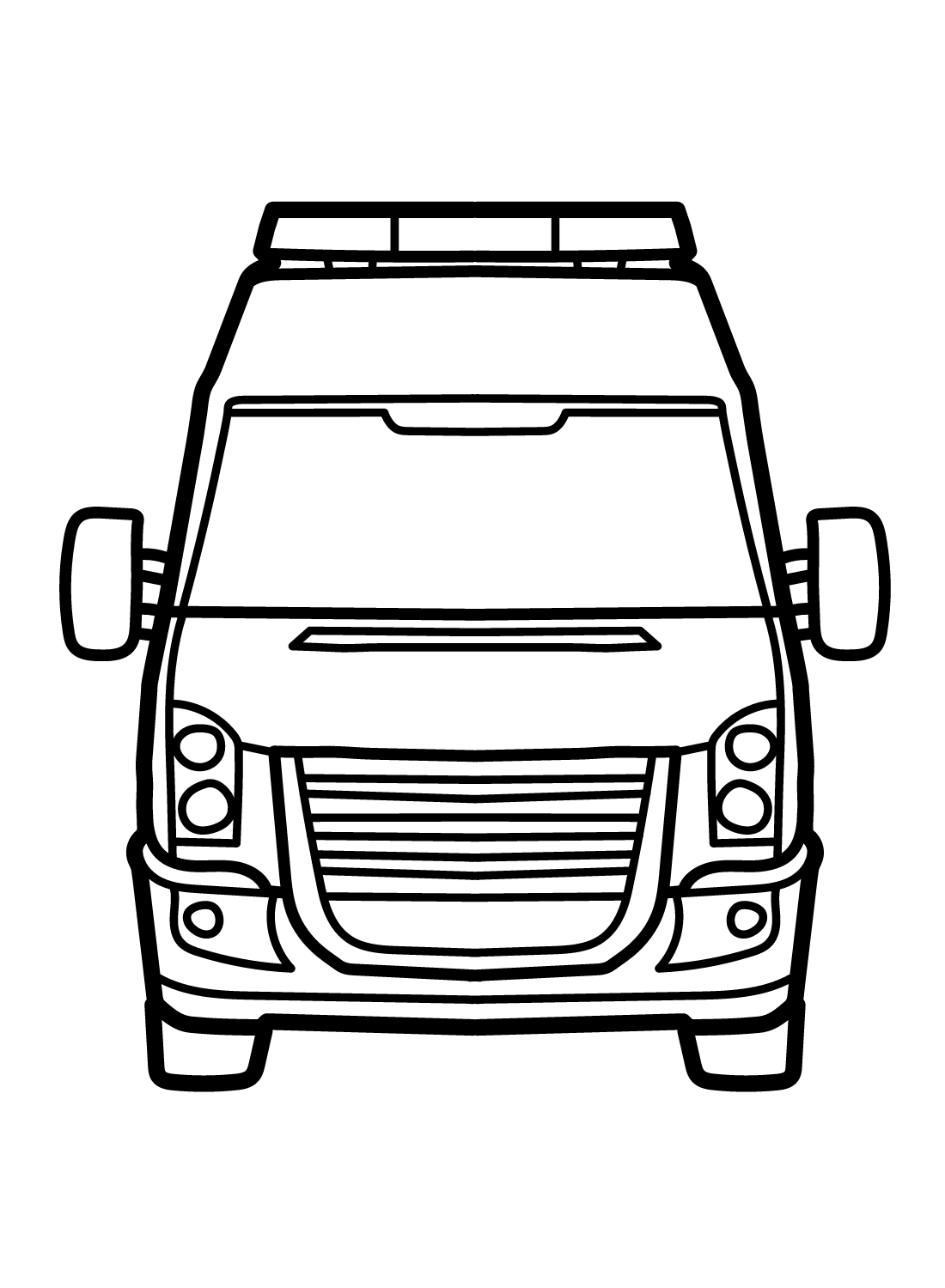 Ambulance coloring pages