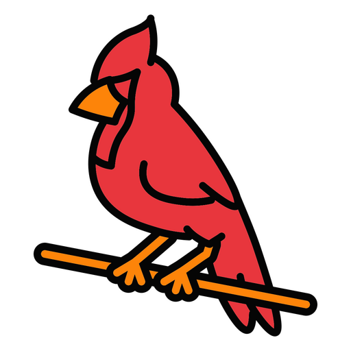 Red cardinal png designs for t shirt merch