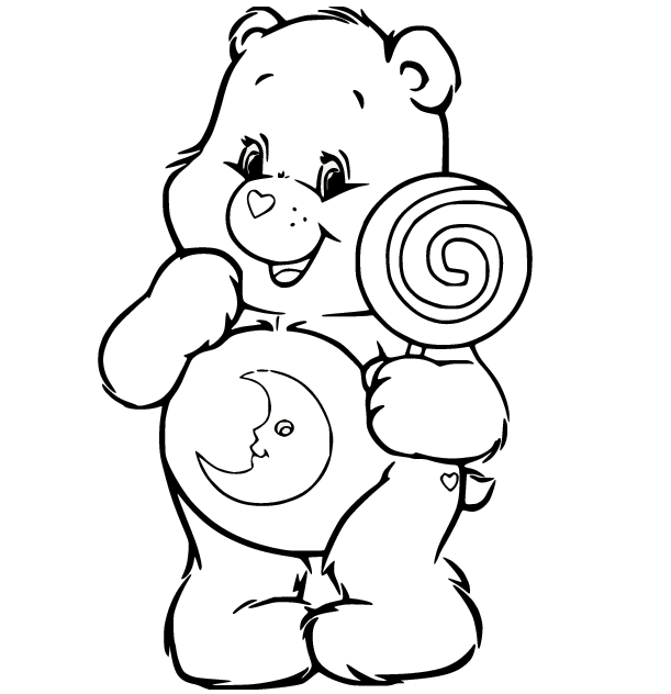 Care bears coloring pages