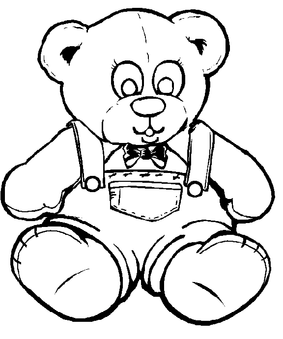 Teddy bear coloring pages printable for free download