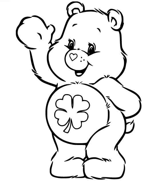 Care bears coloring pages printable for free download