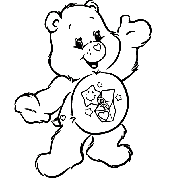 Care bears coloring pages printable for free download