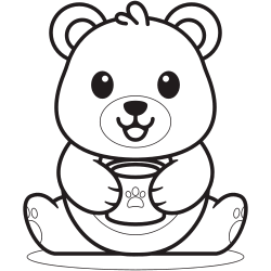 Bear coloring pages