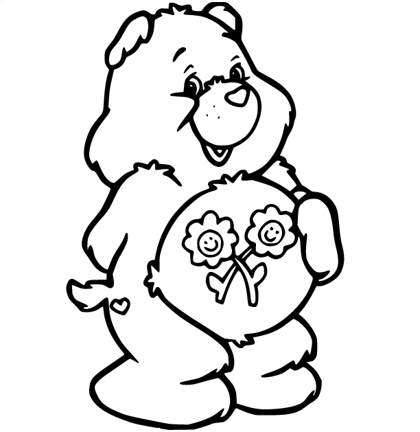 Care bears coloring pages printable for free download