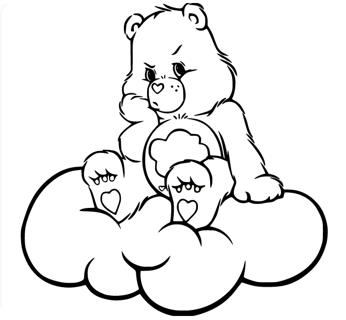 Care bears coloring pages printable for free download