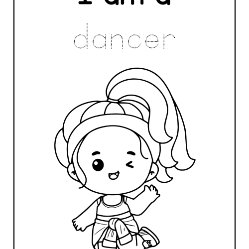 Printable munity helpers career coloring pages