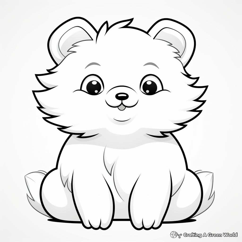 Arctic animal coloring pages