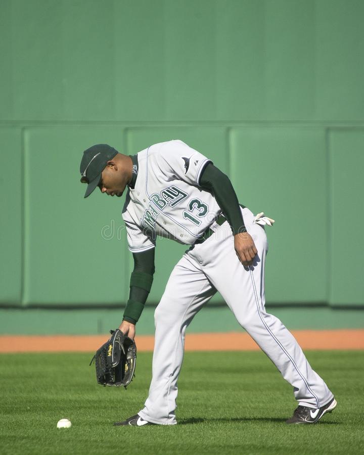 Carl crawford tampa bay rays editorial stock photo