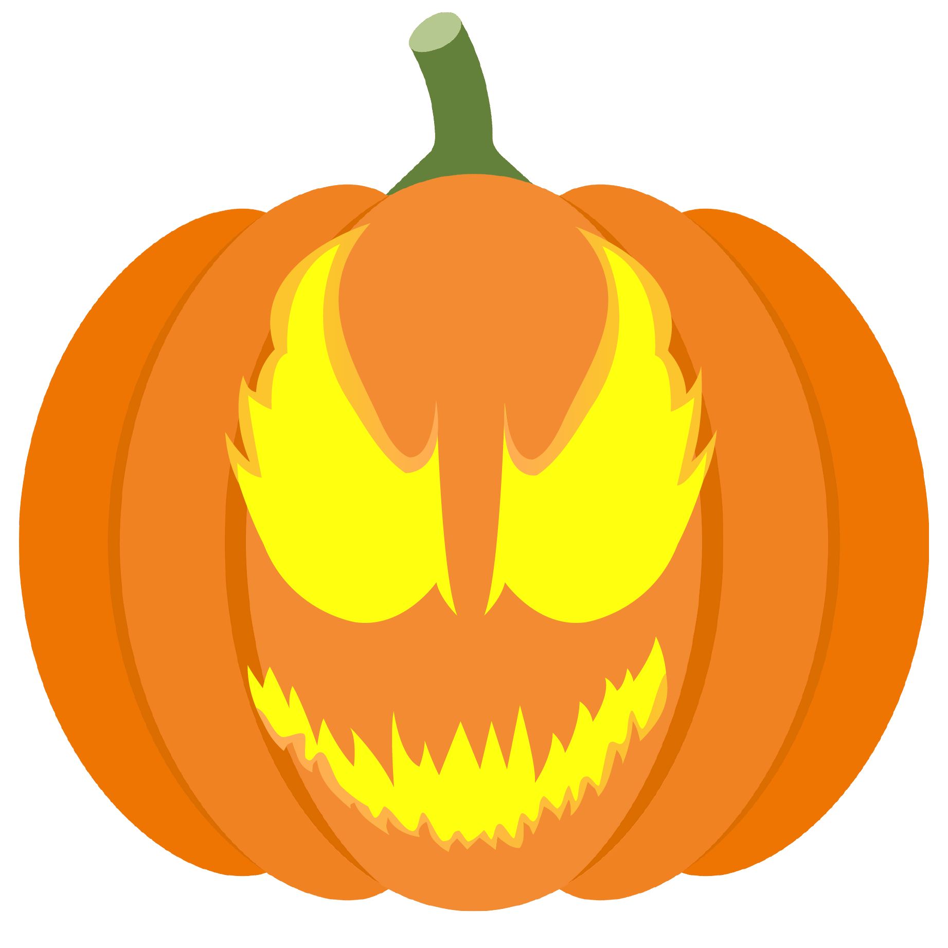 Carnage pumpkin stencil free printable papercraft templates