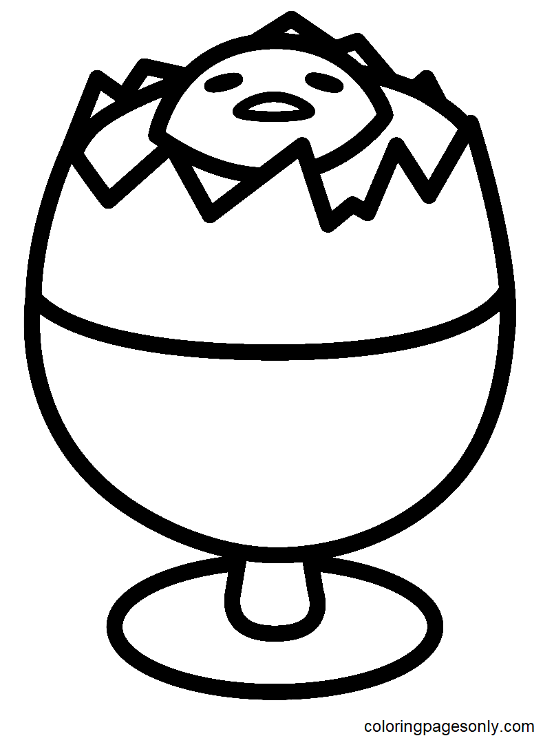 Gudetama coloring pages printable for free download