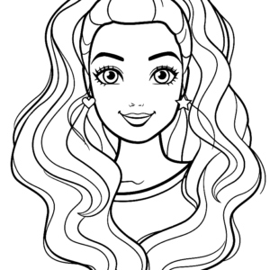 Barbie coloring pages printable for free download