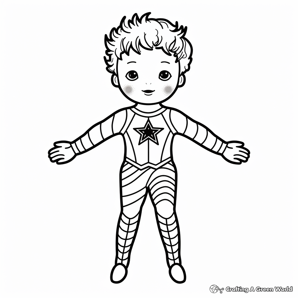 Leotard coloring pages