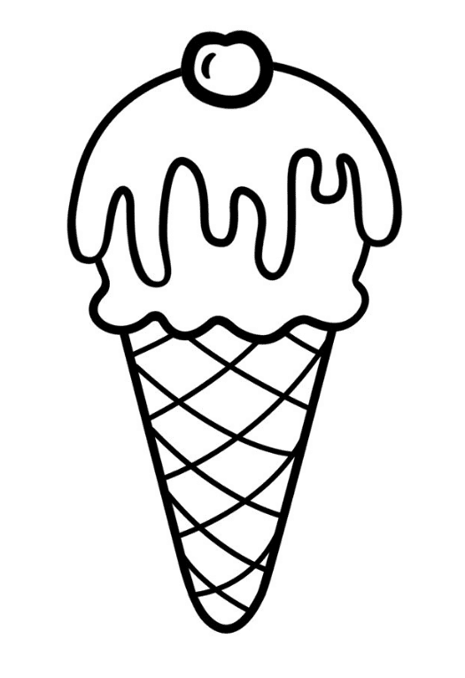 Ice cream coloring pages printable for free download