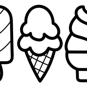 Ice cream coloring pages printable for free download