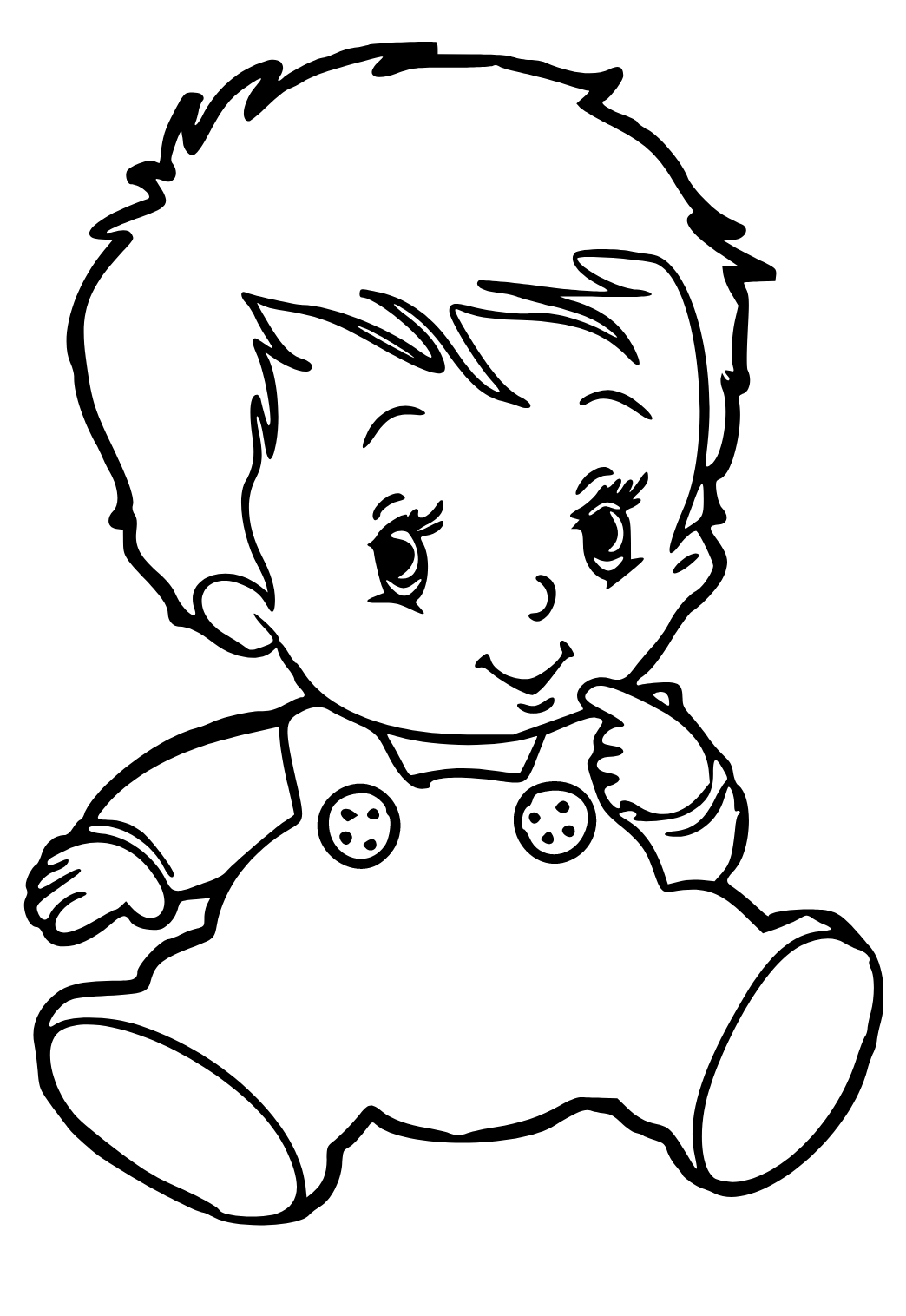 Free printable baby cute coloring page sheet and picture for adults and kids girls and boys