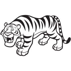 Tiger coloring pages