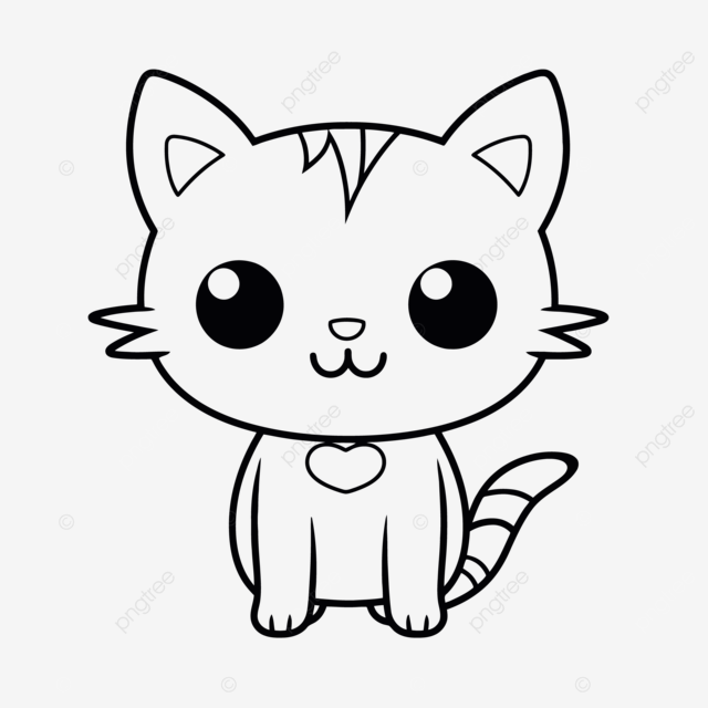 Dibujo de dibujo un gato para colorear vector png dibujos dibujo de gato dibujo de ala dibujo de anillo png y vector para dcargar gratis