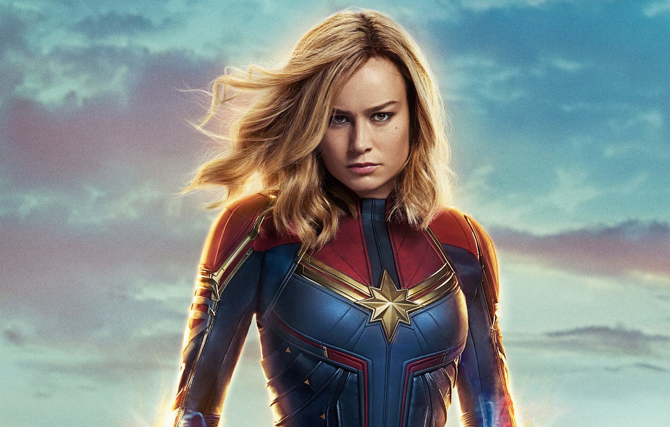 Wallpaper fiction costume marvel carol danvers captain marvel captain marvel brie larson brie larson images for desktop section ñððñðñ