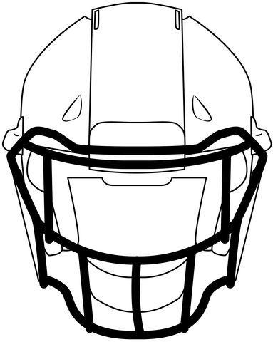 Football helmet coloring page free printable coloring pages