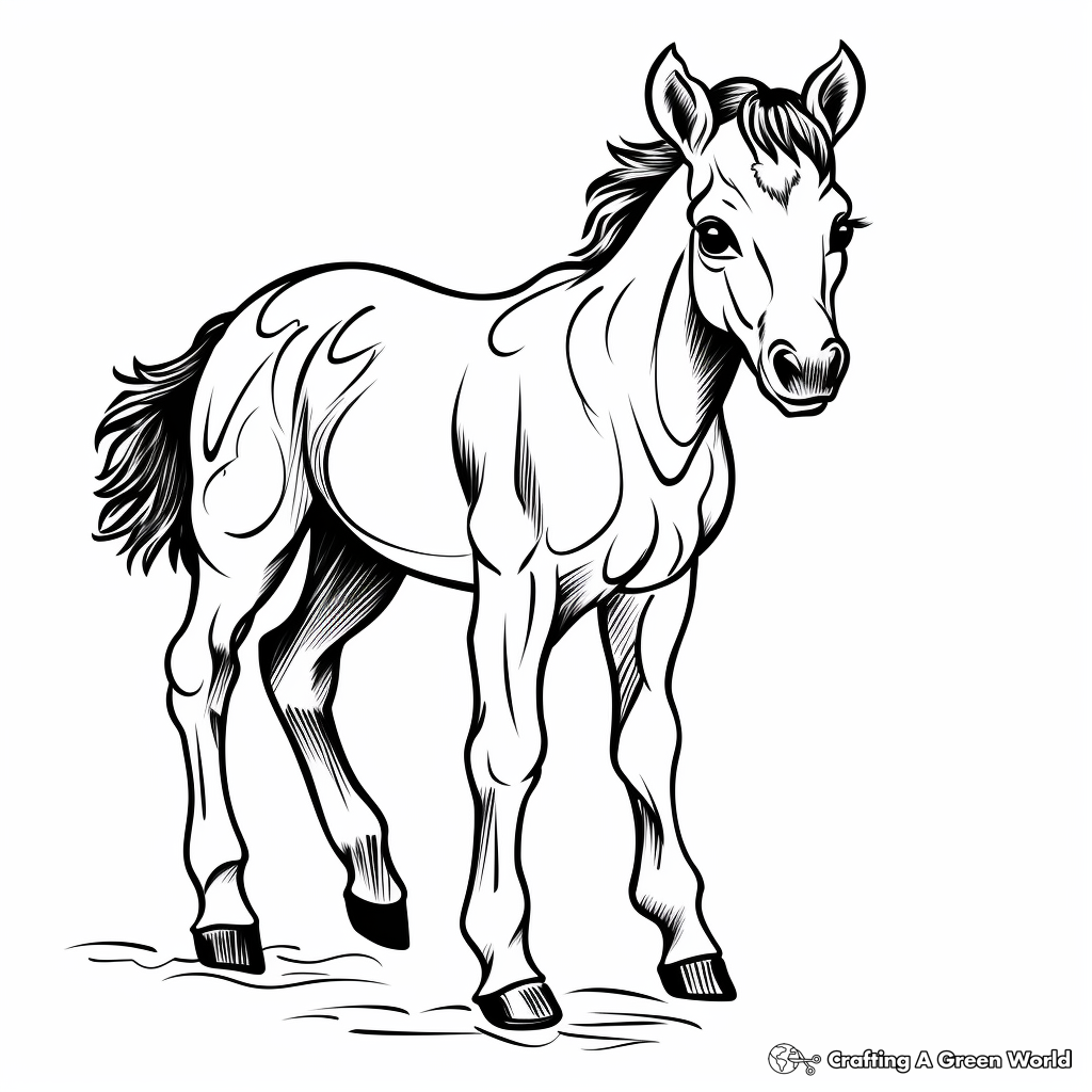 Horse coloring pages