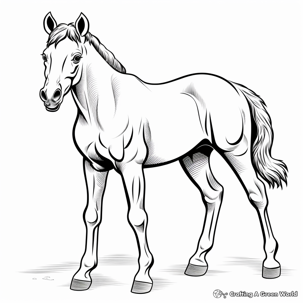 Horse coloring pages