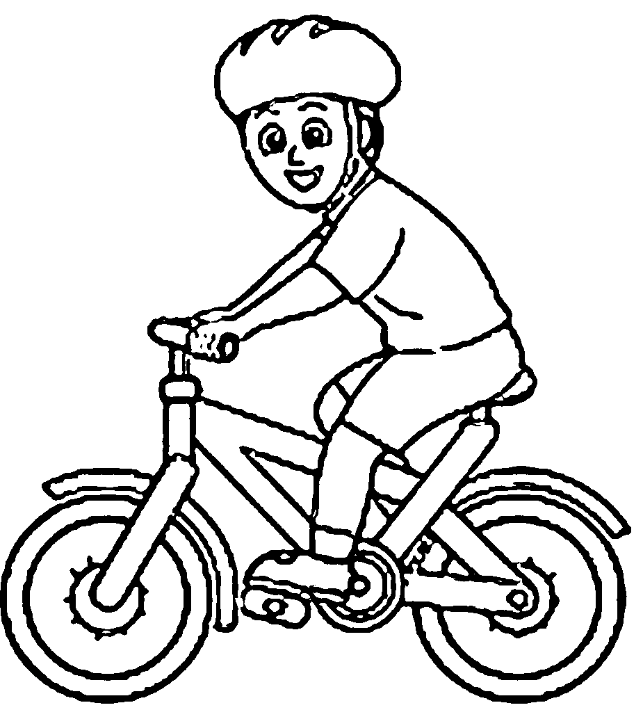 Dibujos para colorear de ciclismo