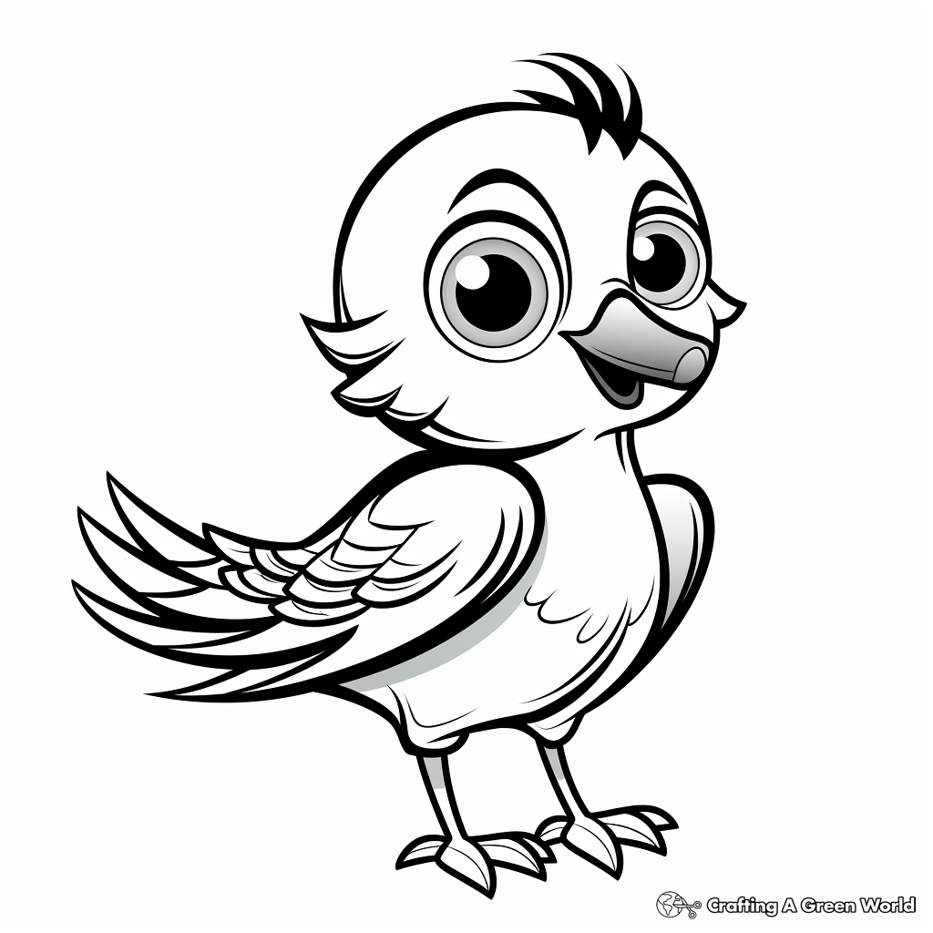 Pigeon coloring pages