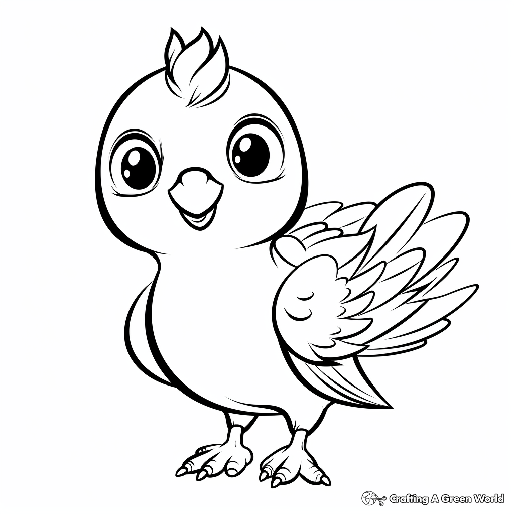 Pigeon coloring pages