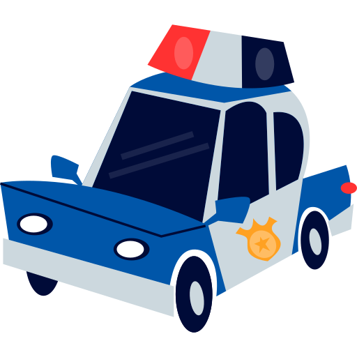 Stickers de coche de policãa