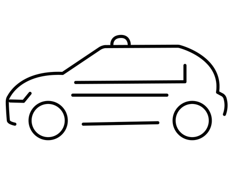 Dibujo de emoji de coche de policãa para colorear dibujos para colorear imprimir gratis