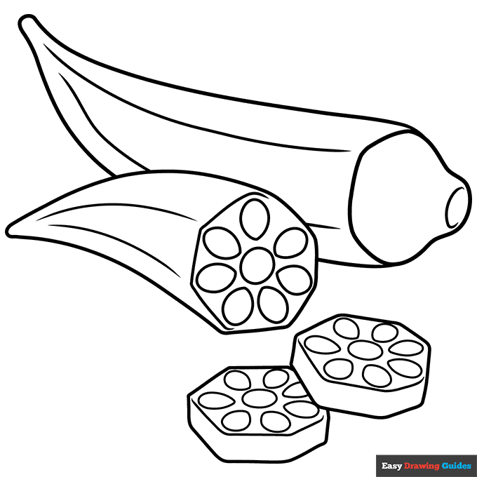 Free printables vegetables coloring pages for kids