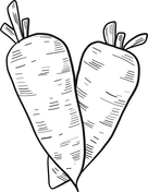 Carrots coloring pages free coloring pages