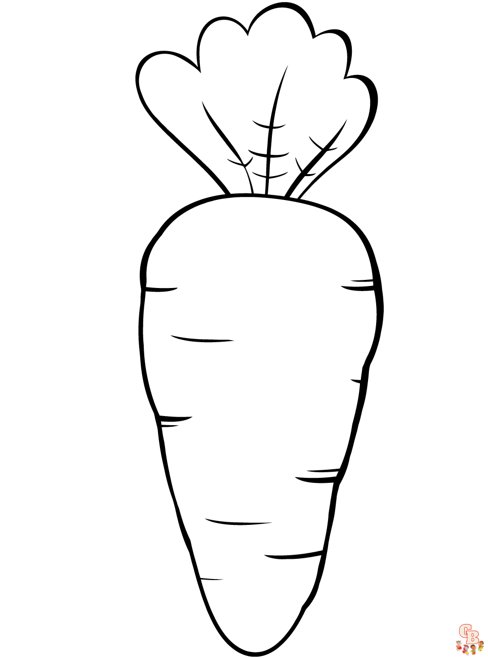 Free printable carrot coloring pages for kids