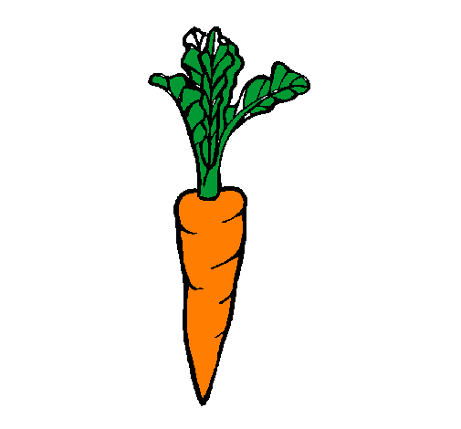 Colored page carrot painted by fuera inglaterra espaãa
